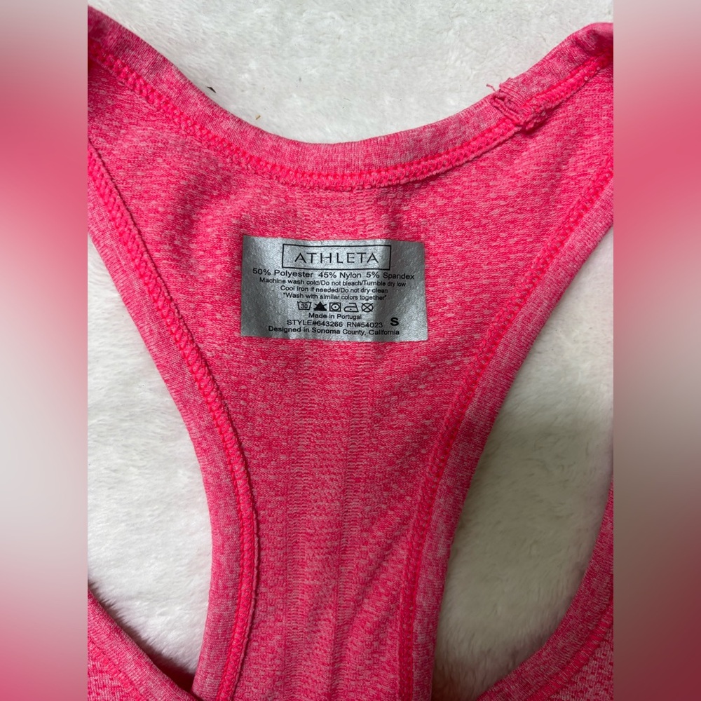Athleta Ruched Racerback Tank – Size M - Picture 2 of 4